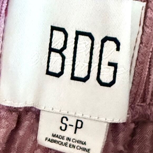 BDG Urban Outfitters High Waisted Mauve Pink Corduroy Flare Pants Size S-P - Picture 8 of 11